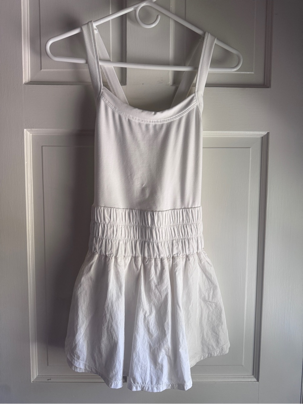 Free People Movement White Athletic Tennis Dress Built-In Shorts Size M